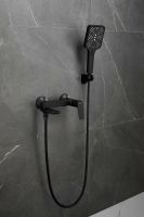 Смеситель для ванны с душем BELZ, черный арт-B60715-7 — фото 2, Смеситель для ванны