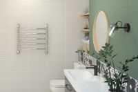 Товар: Полотенцесушитель водяной Стилье Аксиома-20 600х600 Без покрытия арт-00662-6060 - фото 2 Полотенцесушитель водяной Стилье Аксиома-20 600х600 Без покрытия арт-00662-6060 — фото 2, Водяные полотенцесушители