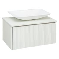 Тумба подвесная MONACO 70 /белый софт/ AQUA DE MARCO 2070WFMON — фото 5, Тумбы под раковину