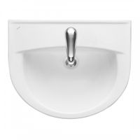 Умывальник "Виктория"56,0см. с обрамлением перелива, 1 сорт SANTERI 131116S0011B0 — фото 1, Раковины напольные