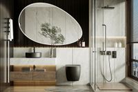 Унитаз ABBER Bequem AC1100TMB подвесной черный матовый, безободковый, смыв торнадо — фото 14, Подвесные унитазы