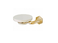 Мыльница, Cisal, Chérie, ширина, мм-120, глубина, мм-135, высота, мм-43, тип установки-подвесной, материал-керамика, цвет-Gold арт-CE09060024 — фото 1, Мыльницы