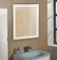 Зеркало Relisan WENDY 700х900 с часами и подсветкой арт-Гл000024379 — фото 1, Зеркала в ванную комнату