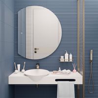 Зеркало с LED-подсветкой MOON (100*120) /AQUA DE MARCO Moon100/120 — фото 4, Зеркала в ванную комнату