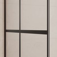 Душевая перегородка RGW WA-011B 90x200, профиль черный, стекло прозрачное(Принт)/8 мм, арт-35101190-84 — фото 5, Душевые перегородки