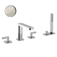 Товар: Смеситель на борт ванны Webert Living LV730401345, никель - фото 1 Смеситель на борт ванны Webert Living LV730401345, никель — фото 1, Смесители на борт ванны