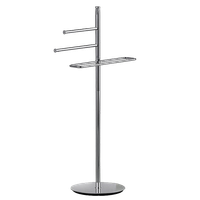 Товар: Стойка COLOMBO DESIGN PLANETS B9803 с полотенцедержателем тройным цвет хром - фото 4 Стойка COLOMBO DESIGN PLANETS B9803 с полотенцедержателем тройным цвет хром — фото 4, Душевые стойки