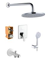 Промо-комплект встраиваемый для ванны AZARIO TEVIS арт-AZ-15490711 — фото 2, Встраиваемые душевые комплекты