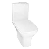 Унитаз-компакт Azario Nigel 385х616х785 напольный, безободковый, с быстросъемным сиденьем микролифт арт-AZ-55 — фото 1, Напольные унитазы