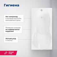 Акриловая ванна Aquanet Grenada 180x90 (с каркасом) 00205493 — фото 8, Акриловые ванны