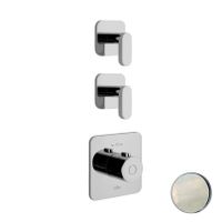 Смеситель для душа встраиваемый с термостатом Webert Living , никель арт-LV971402345 — фото 1, Встраиваемые смесители для душа