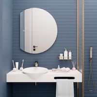 Зеркало с LED-подсветкой MOON (80*100) /AQUA DE MARCO Moon80/100 — фото 3, Зеркала в ванную комнату