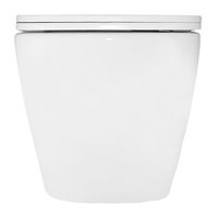 Унитаз подвесной Azario LEGENDA 490x345x325 безободковый, система смыва "Скрытое торнадо", в комплекте с быстросъемным сиденьем микролифт (AZ-2305AS) арт-AZ-2305-AS — фото 11, Подвесные унитазы