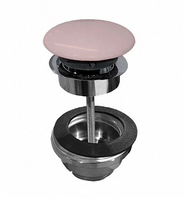 Донный клапан Scarabeo цвет розовый матовый арт-10010/C CR 54 — фото 1, Донные клапаны