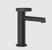 Смеситель для раковины, Gessi, Anello, тип открывания воды-однорычажный, тип регулирования воды-керамический картридж, монтаж-на раковину/столешницу, отверстия для монтажа-1, высота, мм-168, вынос излива, мм-128, тип излива-неподвижный, донный клапан-отсутствует, тип подводки-гибкая, стандарт подвода воды-3/8", цвет-черный матовый арт-63302.299 — фото 2, Смесители для раковины