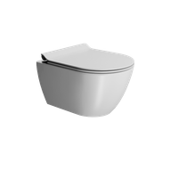 Товар: унитаз подвесной PURA безободковый с водоворотной системой смыва Swirlflush фаянсовый белый матовый арт-881609 - фото 2 унитаз подвесной PURA безободковый с водоворотной системой смыва Swirlflush фаянсовый белый матовый арт-881609 — фото 2, Подвесные унитазы