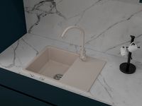 Товар: GRANFEST Мойка URBAN 668L 1-чаша+крыло 680*490мм песочный арт.GF-UR- 668L песочный - фото 2 GRANFEST Мойка URBAN 668L 1-чаша+крыло 680*490мм песочный арт.GF-UR- 668L песочный — фото 2, Кухонные мойки