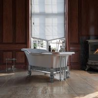 Товар: IMPERO AFFUSTO M Ванна 180x87хH83.5 см. бел, лафет "меандр" хром, слив/перелив хром 26343 - фото 2 IMPERO AFFUSTO M Ванна 180x87хH83.5 см. бел, лафет "меандр" хром, слив/перелив хром 26343 — фото 2, Ванны из искусственного камня