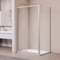 Душевой уголок RGW PA-74 (PA-14 + Z-050-2) 1700x1000, профиль хром, арт-410874170-11 — фото 1, Прямоугольные душевые уголки