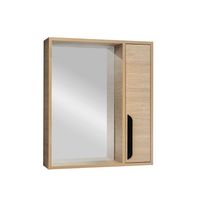 Зеркало со шкафом VIANT КЕЛЬН 60 подвесное светлое дерево арт-VKEL60SD-ZSH — фото 10, Зеркальные шкафы в ванную