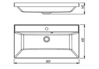 Товар: Раковина Азур 90 / сл SP-00001913 - фото 3 Раковина Азур 90 / сл SP-00001913 — фото 3, Раковины встраиваемые сверху