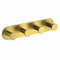 Вешалка-4 крючка Timo Saona 13015/20 золото шлифованное — фото 1, Крючки для полотенец