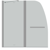 Ограждение VIVA90B N душевое Ceruttispa без поддона (90x90x195) — фото 21, Прямоугольные душевые уголки