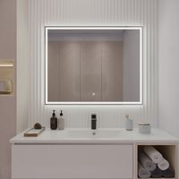 Зеркало с LED-подсветкой CARRERA (100*80) /AQUA DE MARCO Car100/80 — фото 1, Зеркала в ванную комнату