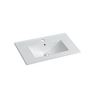 Раковина VBS-13970S1 керамическая, цвет белый — фото 1, Раковины встраиваемые сверху