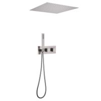 Товар: Душевая система ABBER Daheim AF8255SP скрытого монтажа без излива, термостат, сатин - фото 1 Душевая система ABBER Daheim AF8255SP скрытого монтажа без излива, термостат, сатин — фото 1, Встраиваемые душевые комплекты