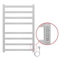 Товар: Полотенцесушитель электрический AZARIO PALERMO 500/800 квадрат, 8 секций, диммер справа, белый арт-AZ83858W - фото 3 Полотенцесушитель электрический AZARIO PALERMO 500/800 квадрат, 8 секций, диммер справа, белый арт-AZ83858W — фото 3, Электрические полотенцесушители