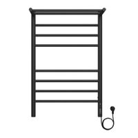 Товар: Полотенцесушитель электрический с полкой Terminus Аврора П8 50х80 КС, черный муар 4670078556981 - фото 1 Полотенцесушитель электрический с полкой Terminus Аврора П8 50х80 КС, черный муар 4670078556981 — фото 1, Электрические полотенцесушители