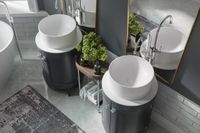 Раковина VEGA Soft Rock 40,4 Х 40,4 1.02.022.11.1 — фото 1, Раковины накладные