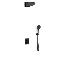 Душевой комплект Inspire встраиваемый, термостатический, двухрежимный, черный арт-VSFW-3I21MT1MB — фото 1, Встраиваемые душевые комплекты