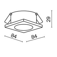 Товар: Встраиваемый светильник Technical DL083-01-GU10-SQ-B - фото 6 Встраиваемый светильник Technical DL083-01-GU10-SQ-B — фото 6, Точечные светильники