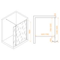 Товар: Душевая перегородка RGW WA-051Gb (WA-010Gb + Z-071Gb) 1200 351005123-16 - фото 14 Душевая перегородка RGW WA-051Gb (WA-010Gb + Z-071Gb) 1200 351005123-16 — фото 14, Душевые перегородки