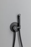 Смеситель с гигиеническим душем Allen Brau Liberty 5.33005-31 (с внутренней частью) черный матовый — фото 6, Гигиенические души