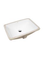 BOND Раковина встраиваемая под столешницу 53х37,5х20см прямоугольная белая с переливом арт-S96-530 — фото 12, Раковины встраиваемые снизу