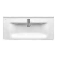 Раковина SANTEK Миранда 100 мебельная белый (WH302249) — фото 2, Раковины подвесные