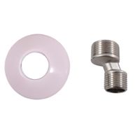 SD0004B Эксцентрик 1 шт. с декоративной 'тарелочкой" БЕЛОЙ — фото 1, Комплектующие