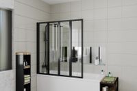 Шторка BOUNA-B для ванной Ceruttispa (130х140) — фото 3, Складные шторки для ванной