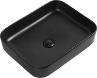 Раковина накладная Aquanet Soul-1-MB 40 черный — фото 1, Раковины накладные