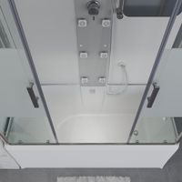 Душевая кабина Niagara Ultra NG-3150-01 (150х70х220) высокий поддон(56см),стекло матовое,4 места 31500164 — фото 4, Душевые кабины