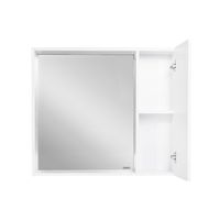 Зеркало со шкафом VIANT БЕРЛИН 80 подвесное белый арт-VBER80BEL-ZSH — фото 3, Зеркальные шкафы в ванную