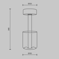 Товар: Аккумуляторный светильник Maytoni MOD229TL-L3B3K3 - фото 14 Аккумуляторный светильник Maytoni MOD229TL-L3B3K3 — фото 14, Настольные лампы
