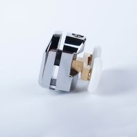 Ролики IDDIS 2 верхних двойные, 2 нижних одинарные, D=23 мм хром, стекло 5-6 мм арт-966M23C6DZ — фото 2, Комплектующие для душевых ограждений