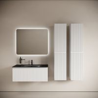 Тумба подвесная SANCOS Code 990х453х400, c одним ящиком оснащенным доводчиками, цвет белый , арт. арт-CD100W — фото 7, Тумбы под раковину