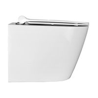 Унитаз подвесной Azario Nova 360х480х360 безободковый, с ультратонким сиденьем микролифт арт-AZ-2217 — фото 12, Подвесные унитазы