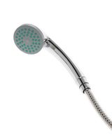 OneLife смеситель для ванны двухвентильный полимерный универсальный с душевым набором, хром арт-P03-221cr — фото 3, Смеситель для ванны