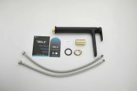 Смеситель для накладной раковины BELZ B11713-7, черный — фото 6, Смесители для раковины